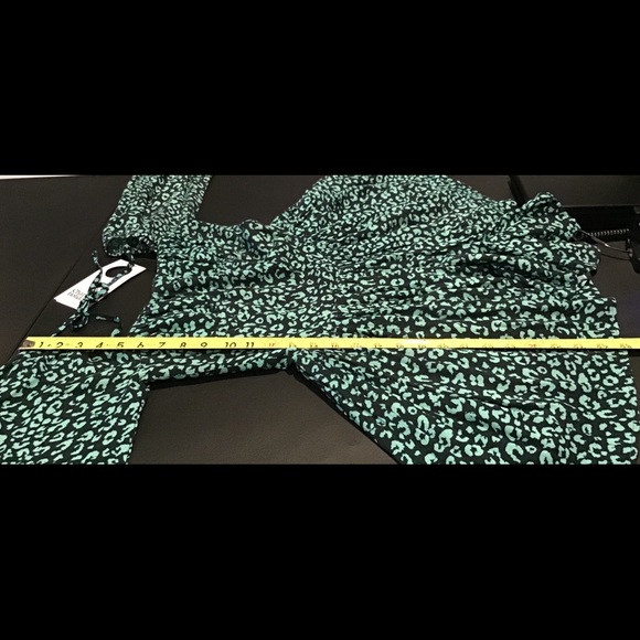 Charlie Holiday Feline Bodice Emerald Romper - Picture 8 of 8